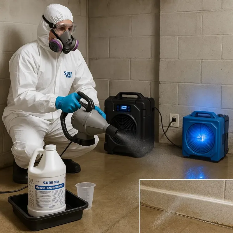 Sanitization and Odor Removal process in Jamaica Beach, TX