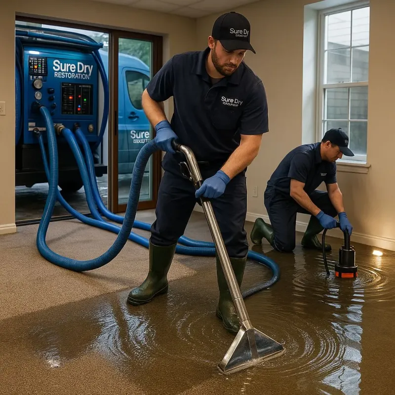 Water Extraction and Removal process in Jamaica Beach, TX